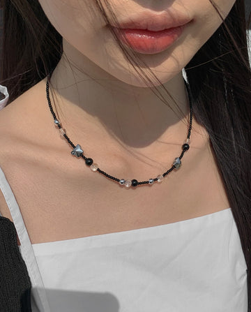 Robe Butterfly Beads Necklace